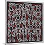 Untitled Pop Art-Keith Haring-Mounted Giclee Print