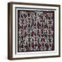 Untitled Pop Art-Keith Haring-Framed Giclee Print