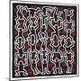 Untitled Pop Art-Keith Haring-Mounted Giclee Print