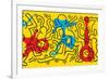 Untitled Pop Art-Keith Haring-Framed Giclee Print