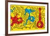 Untitled Pop Art-Keith Haring-Framed Giclee Print