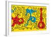 Untitled Pop Art-Keith Haring-Framed Premium Giclee Print