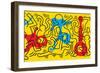 Untitled Pop Art-Keith Haring-Framed Giclee Print