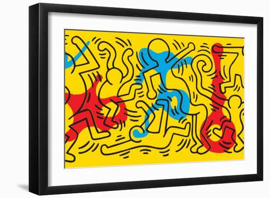 Untitled Pop Art-Keith Haring-Framed Premium Giclee Print