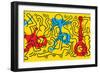 Untitled Pop Art-Keith Haring-Framed Premium Giclee Print