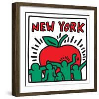 Untitled Pop Art-Keith Haring-Framed Giclee Print