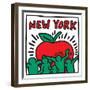 Untitled Pop Art-Keith Haring-Framed Giclee Print