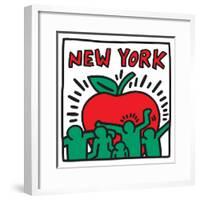 Untitled Pop Art-Keith Haring-Framed Giclee Print