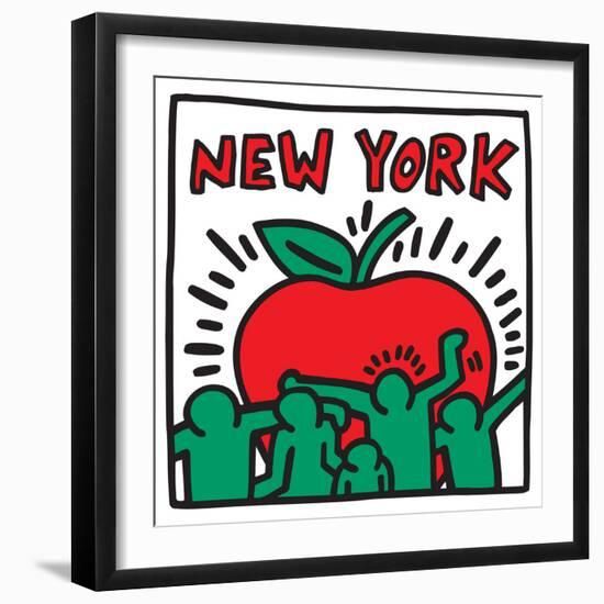 Untitled Pop Art-Keith Haring-Framed Giclee Print