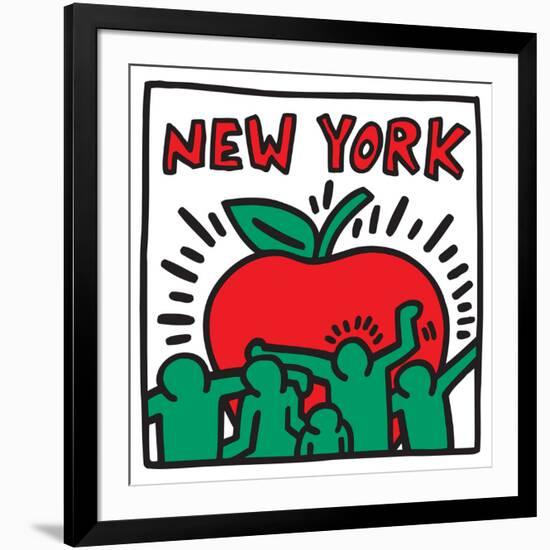 Untitled Pop Art-Keith Haring-Framed Giclee Print