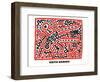 Untitled Pop Art-Keith Haring-Framed Giclee Print