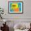 Untitled Pop Art-Keith Haring-Framed Giclee Print displayed on a wall
