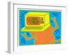 Untitled Pop Art-Keith Haring-Framed Giclee Print