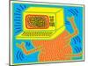 Untitled Pop Art-Keith Haring-Mounted Giclee Print