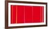 Untitled (Red), 2013-Carl Abbott-Framed Serigraph