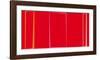 Untitled (Red), 2013-Carl Abbott-Framed Serigraph