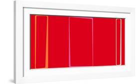 Untitled (Red), 2013-Carl Abbott-Framed Serigraph