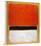 Untitled (Red, Black, White on Yellow), 1955-Mark Rothko-Framed Art Print