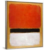 Untitled (Red, Black, White on Yellow), 1955-Mark Rothko-Framed Art Print