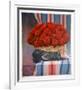 Untitled - Red Floral Arrangement II-Jennifer Carlton-Framed Collectable Print