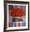 Untitled - Red Floral Arrangement II-Jennifer Carlton-Framed Collectable Print