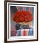 Untitled - Red Floral Arrangement II-Jennifer Carlton-Framed Collectable Print