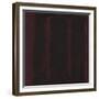 Untitled {Sketch for Mural/ Black on Maroon} [Seagram Mural Sketch]-Mark Rothko-Framed Giclee Print