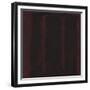 Untitled {Sketch for Mural/ Black on Maroon} [Seagram Mural Sketch]-Mark Rothko-Framed Giclee Print