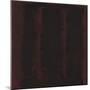 Untitled {Sketch for Mural/ Black on Maroon} [Seagram Mural Sketch]-Mark Rothko-Mounted Giclee Print