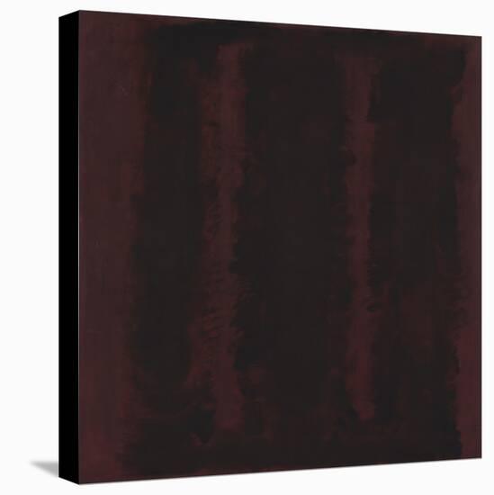 Untitled {Sketch for Mural/ Black on Maroon} [Seagram Mural Sketch]-Mark Rothko-Stretched Canvas