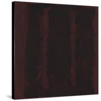 Untitled {Sketch for Mural/ Black on Maroon} [Seagram Mural Sketch]-Mark Rothko-Stretched Canvas