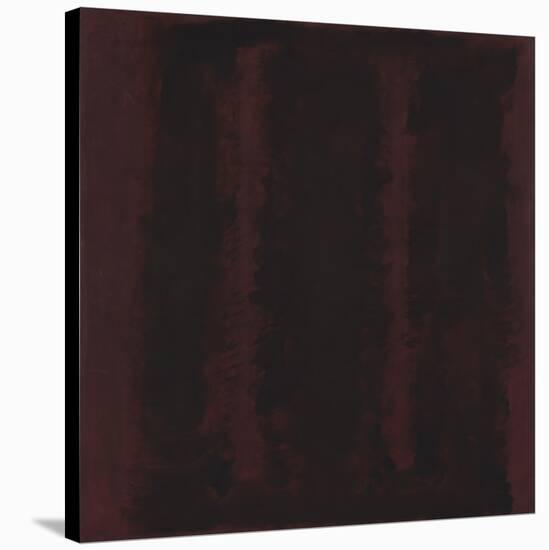 Untitled {Sketch for Mural/ Black on Maroon} [Seagram Mural Sketch]-Mark Rothko-Stretched Canvas