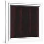 Untitled {Sketch for Mural/ Black on Maroon} [Seagram Mural Sketch]-Mark Rothko-Framed Premium Giclee Print