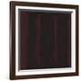 Untitled {Sketch for Mural/ Black on Maroon} [Seagram Mural Sketch]-Mark Rothko-Framed Giclee Print