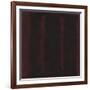 Untitled {Sketch for Mural/ Black on Maroon} [Seagram Mural Sketch]-Mark Rothko-Framed Giclee Print