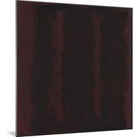 Untitled {Sketch for Mural/ Black on Maroon} [Seagram Mural Sketch]-Mark Rothko-Mounted Giclee Print