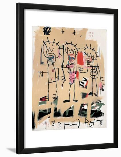 Untitled (Three Kings)-Jean-Michel Basquiat-Framed Giclee Print