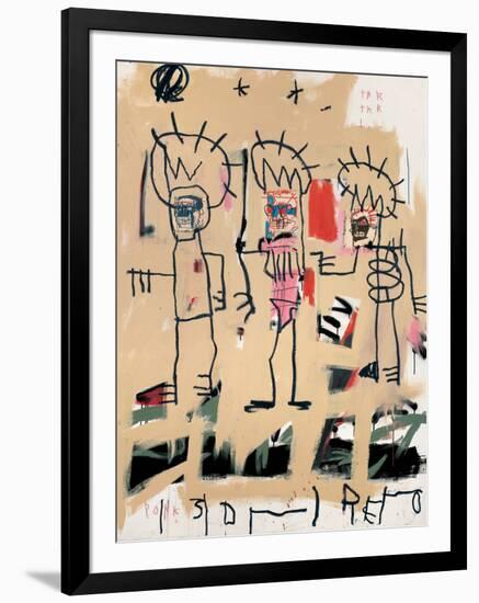 Untitled (Three Kings)-Jean-Michel Basquiat-Framed Giclee Print