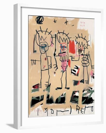 Untitled (Three Kings)-Jean-Michel Basquiat-Framed Giclee Print