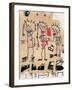 Untitled (Three Kings)-Jean-Michel Basquiat-Framed Giclee Print