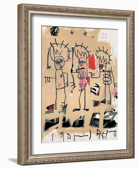 Untitled (Three Kings)-Jean-Michel Basquiat-Framed Giclee Print