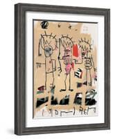 Untitled (Three Kings)-Jean-Michel Basquiat-Framed Giclee Print