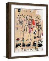 Untitled (Three Kings)-Jean-Michel Basquiat-Framed Giclee Print