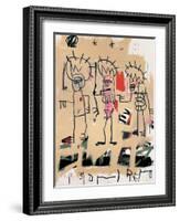 Untitled (Three Kings)-Jean-Michel Basquiat-Framed Giclee Print