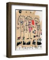 Untitled (Three Kings)-Jean-Michel Basquiat-Framed Giclee Print