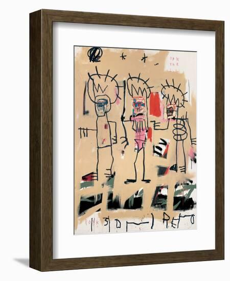 Untitled (Three Kings)-Jean-Michel Basquiat-Framed Giclee Print