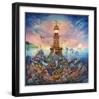 Untitled - Underwater-Bill Bell-Framed Giclee Print