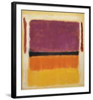 Untitled (Violet, Black, Orange, Yellow on White and Red), 1949-Mark Rothko-Framed Art Print