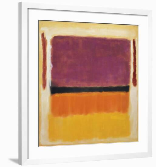 Untitled (Violet, Black, Orange, Yellow on White and Red), 1949-Mark Rothko-Framed Art Print