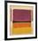 Untitled (Violet, Black, Orange, Yellow on White and Red), 1949-Mark Rothko-Framed Art Print